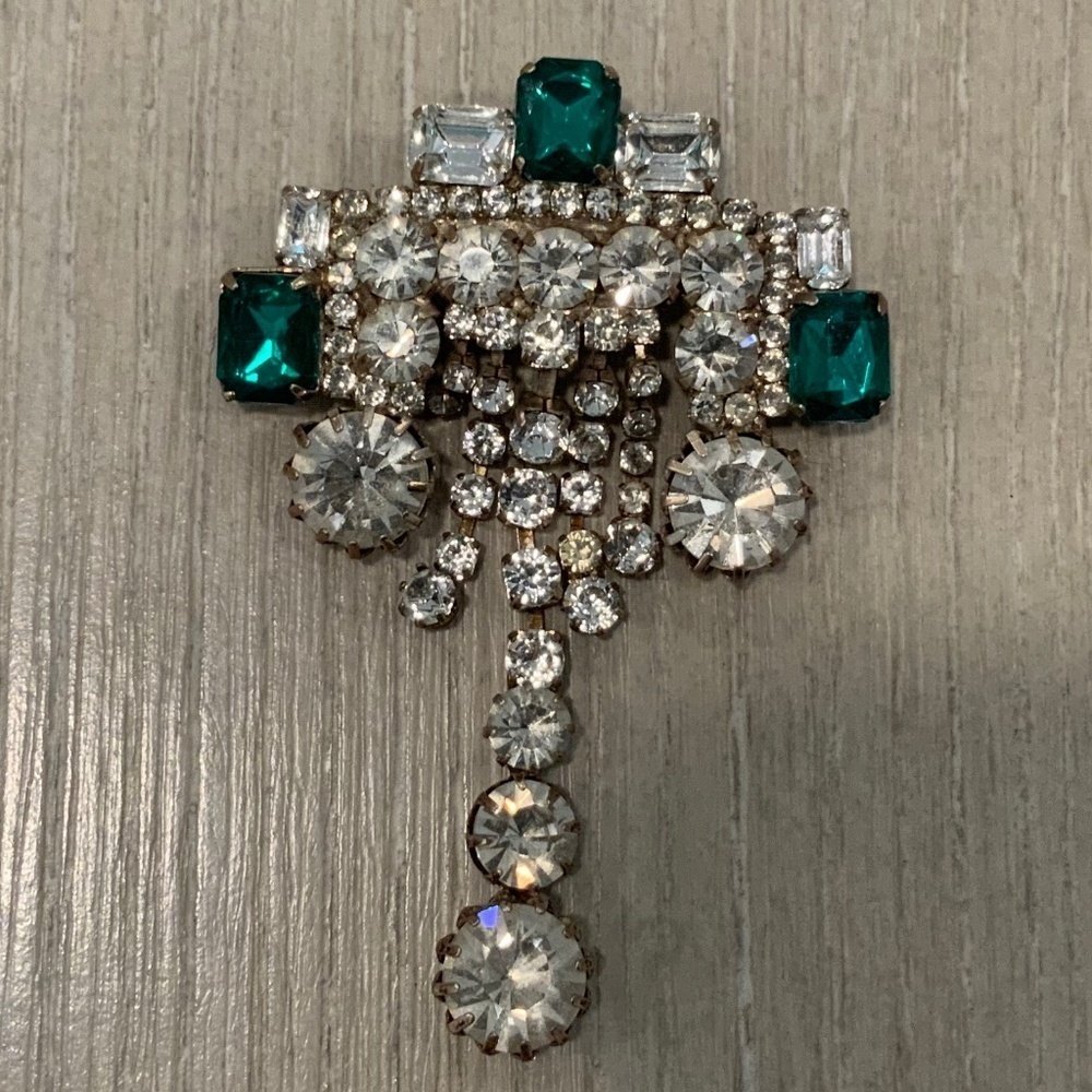 Vintage Rhinestone Brooch